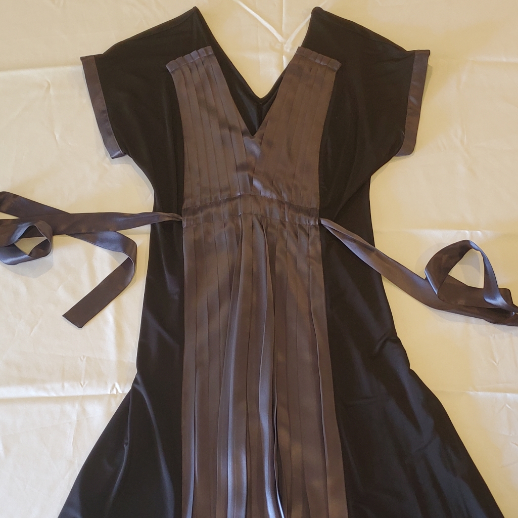 Bcbgmaxazria Dress Pleated Satin